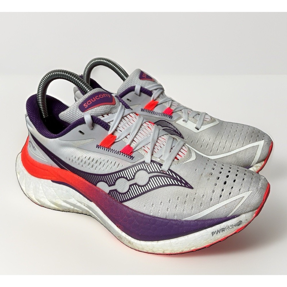 Saucony Endorphin Speed 4 Womens 7.5 Shoes White Running Racing Gym S10940-129